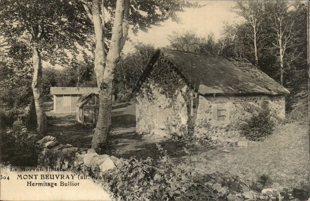 Mont Beuvray — ermitério Bulliot — Le Morvan Illustré n°304 - Frente