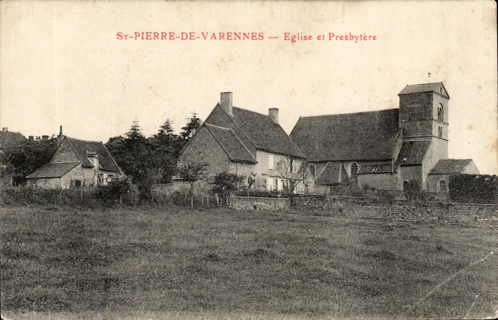 St-Pierre-de-Varennes — Kirche und Pfarrhaus — Verlag: St-Pierre-de-Varennes - Vorderseite