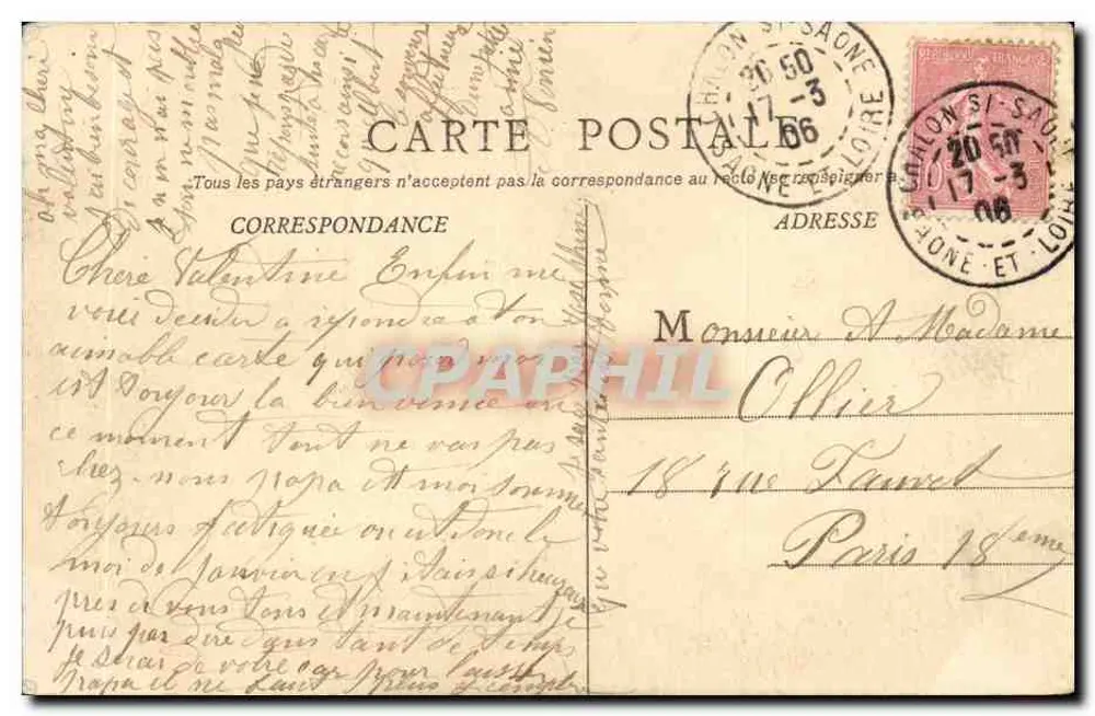Château de Marguerite de Bourgogne — Couches-les-Mines — Collection des Châteaux de Bourgogne, Phototypie Bourgeois Frères, Chalon-sur-Saône - Rückseite