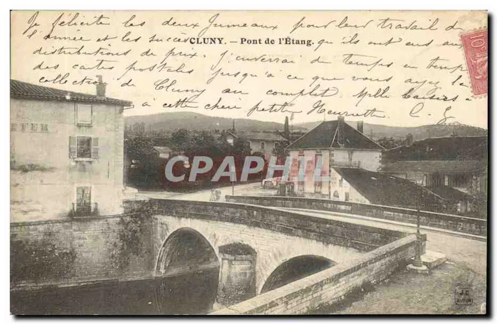 Cluny — Pont do Lago — J.C. AUTUN - Frente
