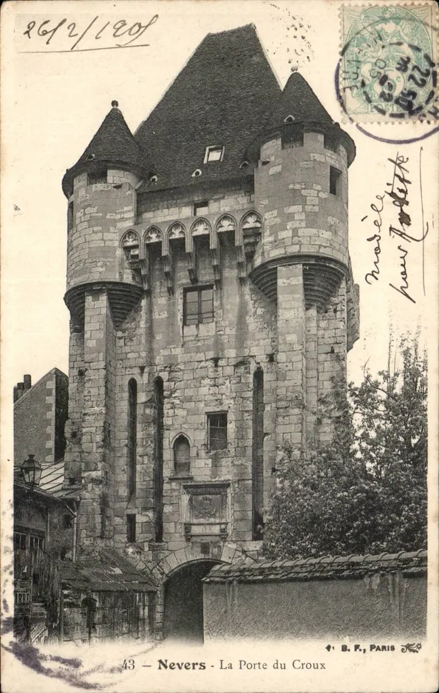 Nevers - A Porta do Croux — B.F., Paris, n°43 - Frente