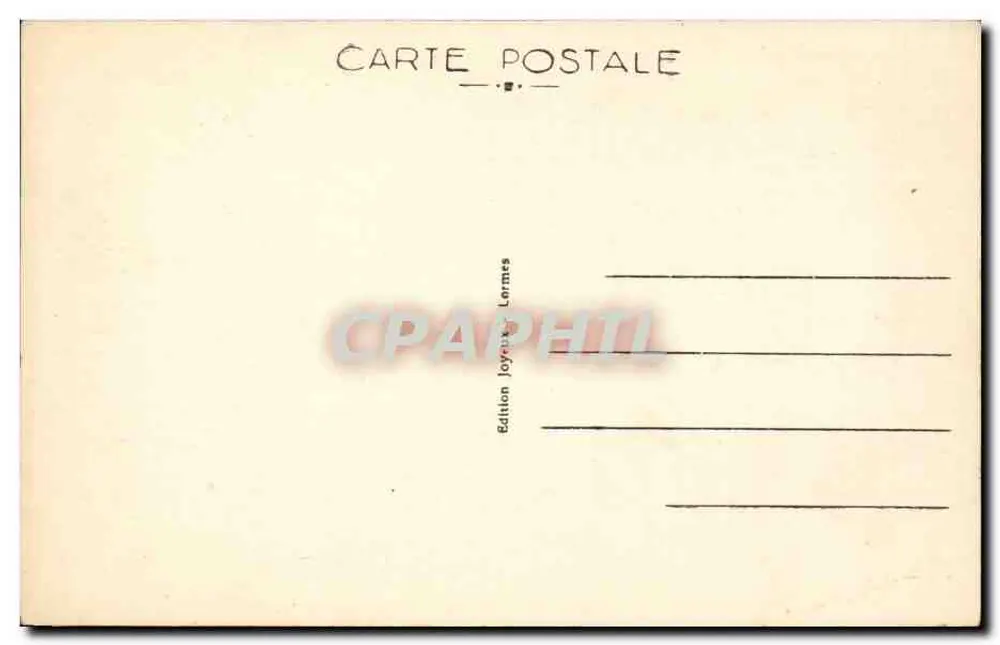 Lormes (Nièvre) — Allgemeiner Blick auf die Gärten der Avallonstraße — Edition Joyeux, Lormes - Rückseite