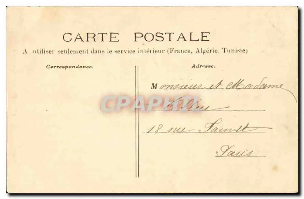 Nivernais-Bauer — La Macon, Nièvre — Serie 11 - Rückseite