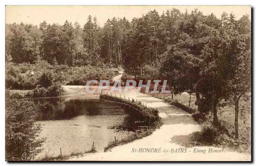 St-Honoré-les-Bains - Elang Honoré — Imprimerie P. Bourgès Frères, Chalon-sur-Saône - Frente