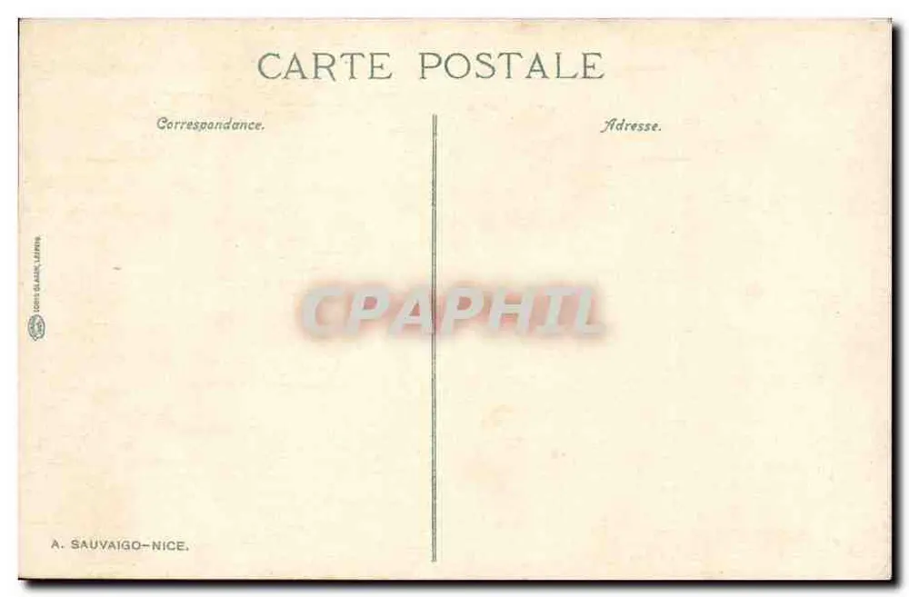 CANNES. Monument errichtet zur Erinnerung an Edward VII — N.D. Phot. — n° 284 - Rückseite