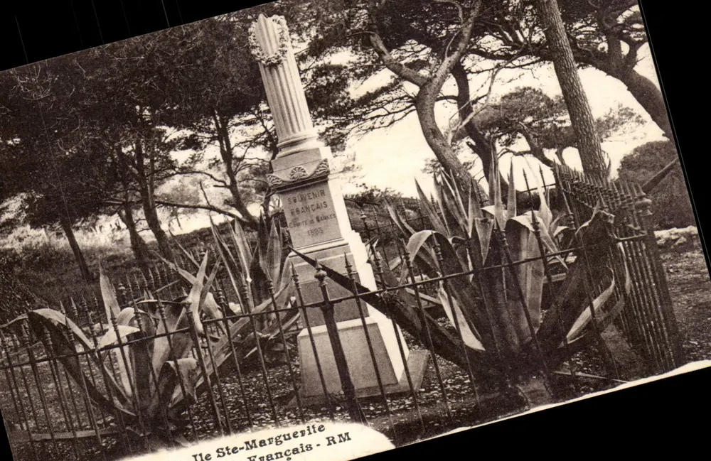 Französischer Erinnerungsbrief — Friedhof Bandes — 1893 — Verleger: Roston et Manier, Nice - Vorderseite