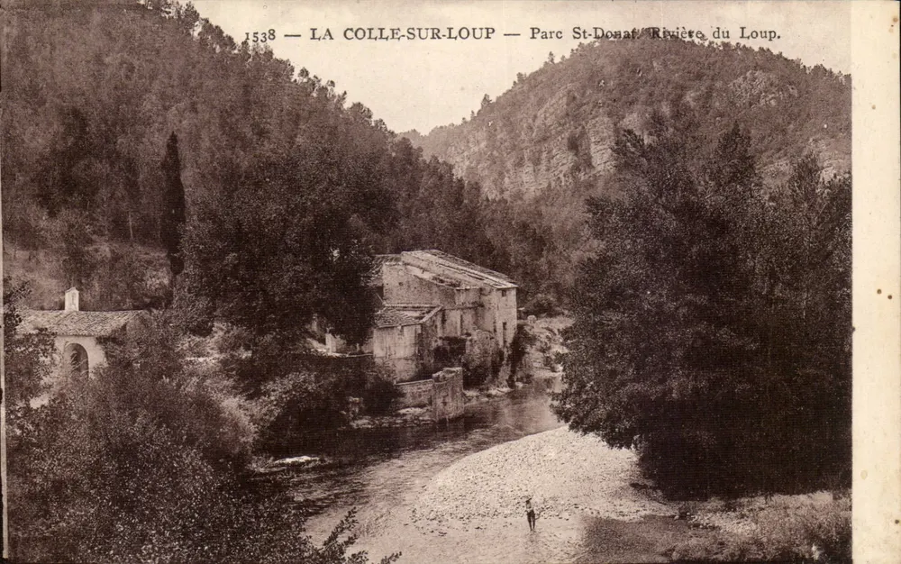 La Colle-sur-Loup — Park St-Donat, Fluss des Loup — n° 1538 - Vorderseite
