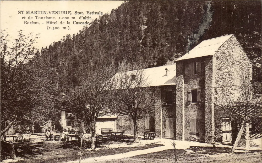 St-Martin-Vésubie - Hotel de la Cascade - Boréon (1.500 m.) - Vorderseite