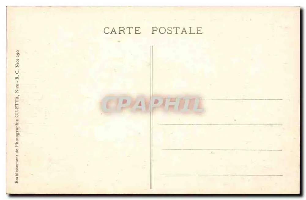 CANNES - Insel Sainte-Marguerite - Gefängnis Bazaine — Giletta-Ausgabe, Nr. 441 - Rückseite