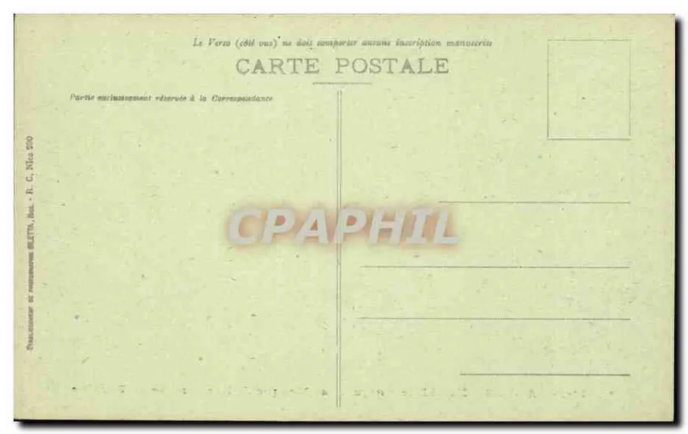 CANNES - Île Sainte-Marguerite - Masque de Fer - Gefängnis Bazaine - Édition Giletta - Rückseite