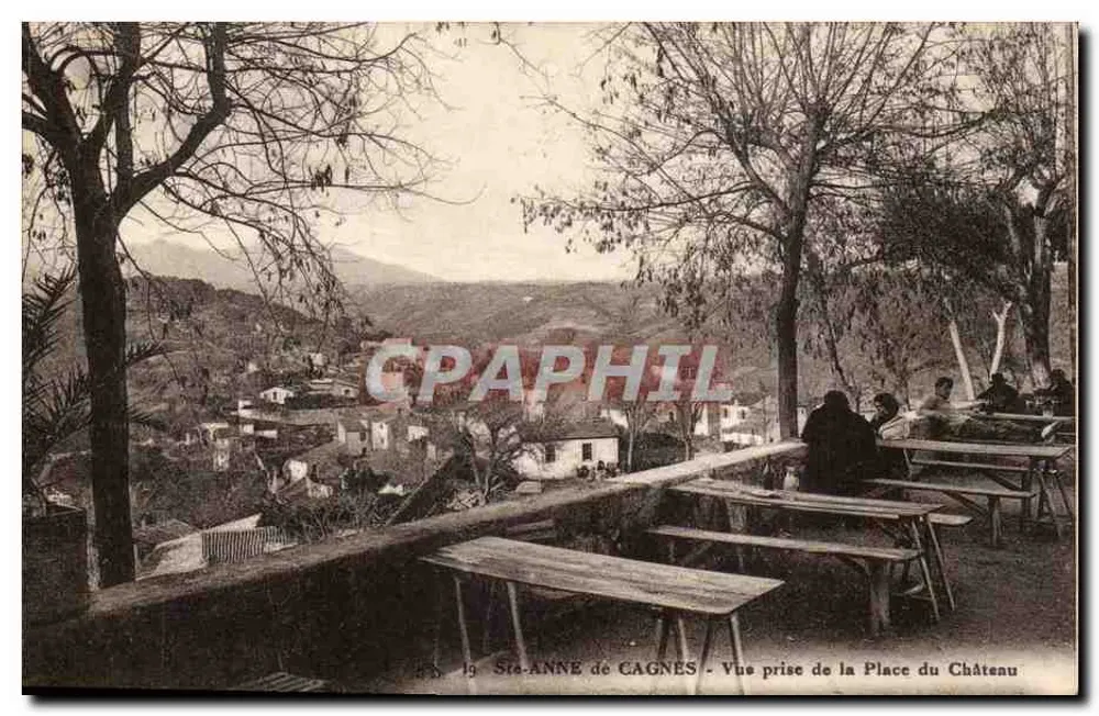 St. ANNE von CAGNES - Ansicht vom Schlossplatz - Vorderseite