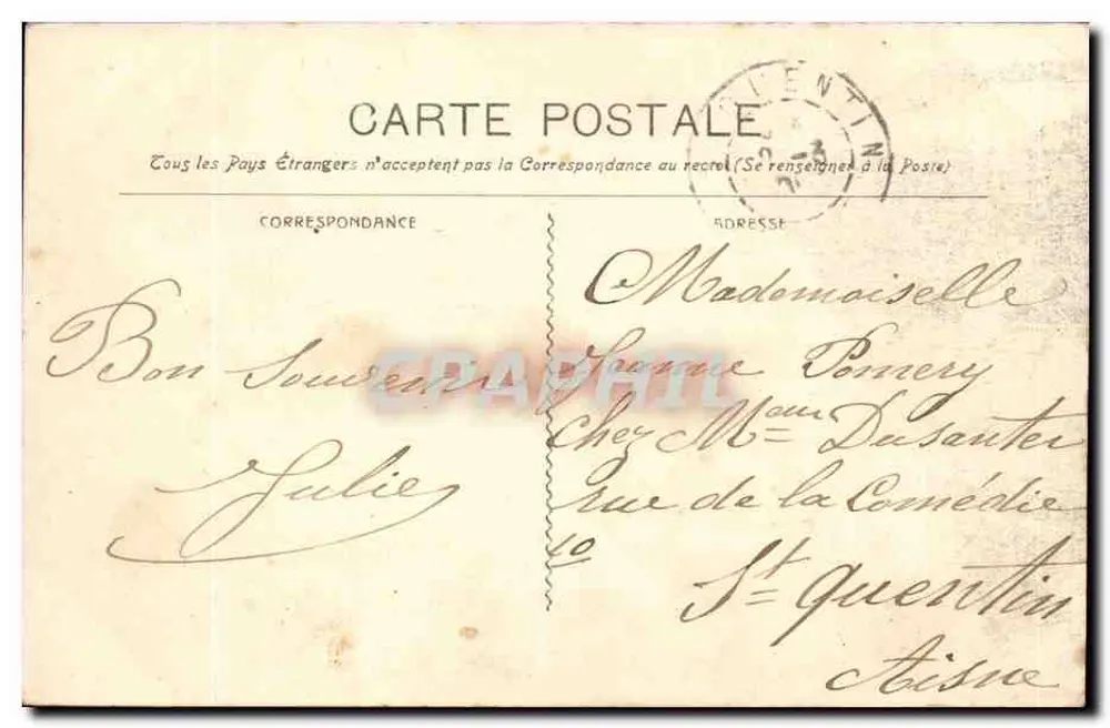 Nice - Le Paillon (Les Blanchisseuses) — Edição Racine, n° 1630 - Verso