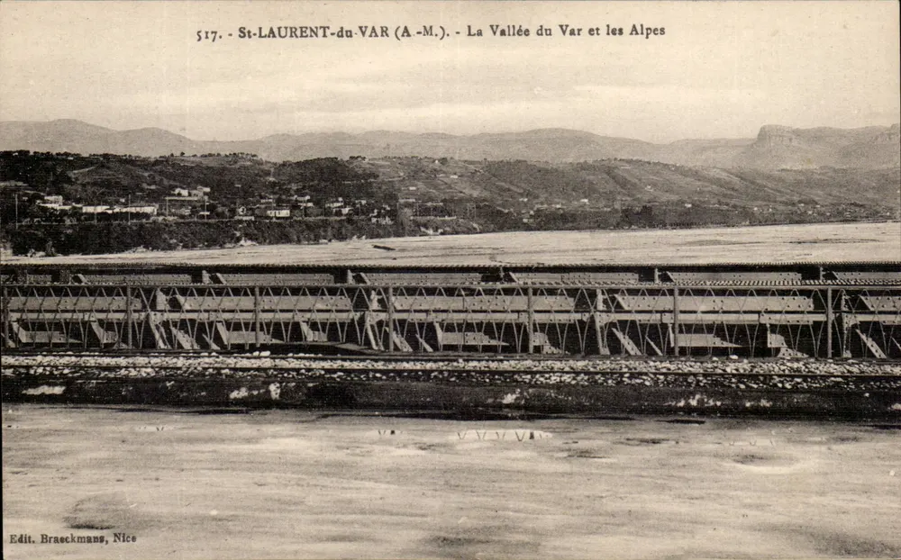 St-Laurent-du-Var (A.M.) — Die Tal der Var und die Alpen — Edit. Braeckmans, Nizza - Vorderseite
