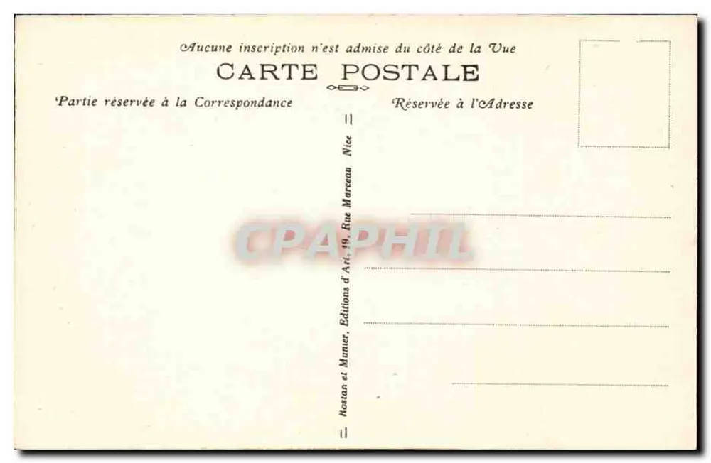 Castelo de Cagnes (A.-M.) — Salão Principal — R.M. - Verso