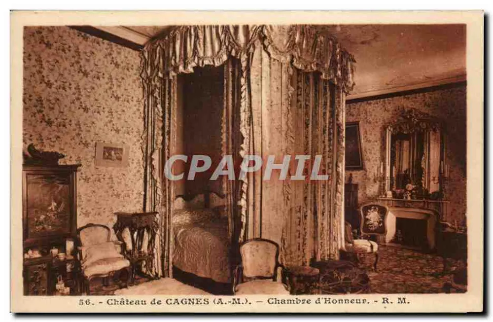 Castelo de Cagnes (A.-M.) — Quarto de Honra — R. M. - Frente