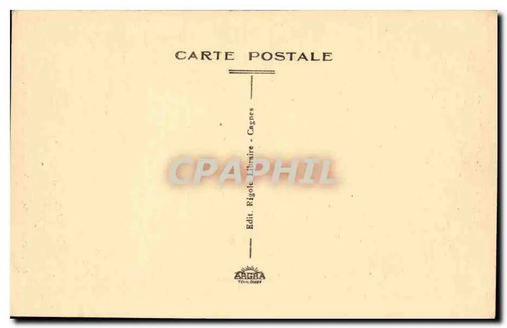 Gagnes-sur-Mer (A.-M.) — Ein Eckstück des alten Cagnes — Verlag: Rigole Librairie Cagnes - Rückseite