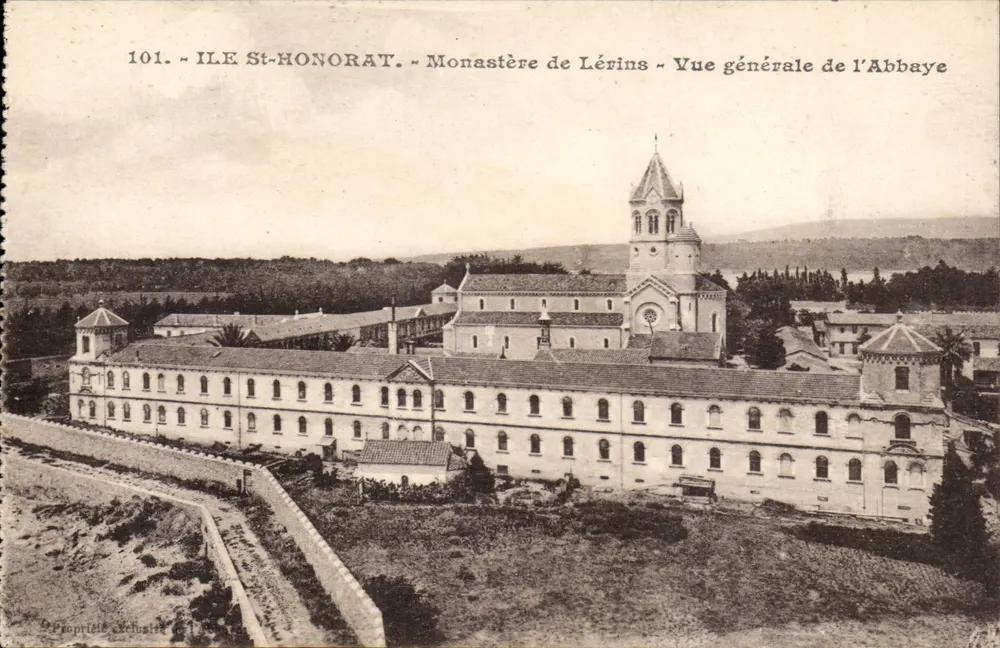 Insel St-Honorat — Kloster Lérins — Allgemeiner Blick auf das Kloster — Verleger Giletta, Nice - Vorderseite