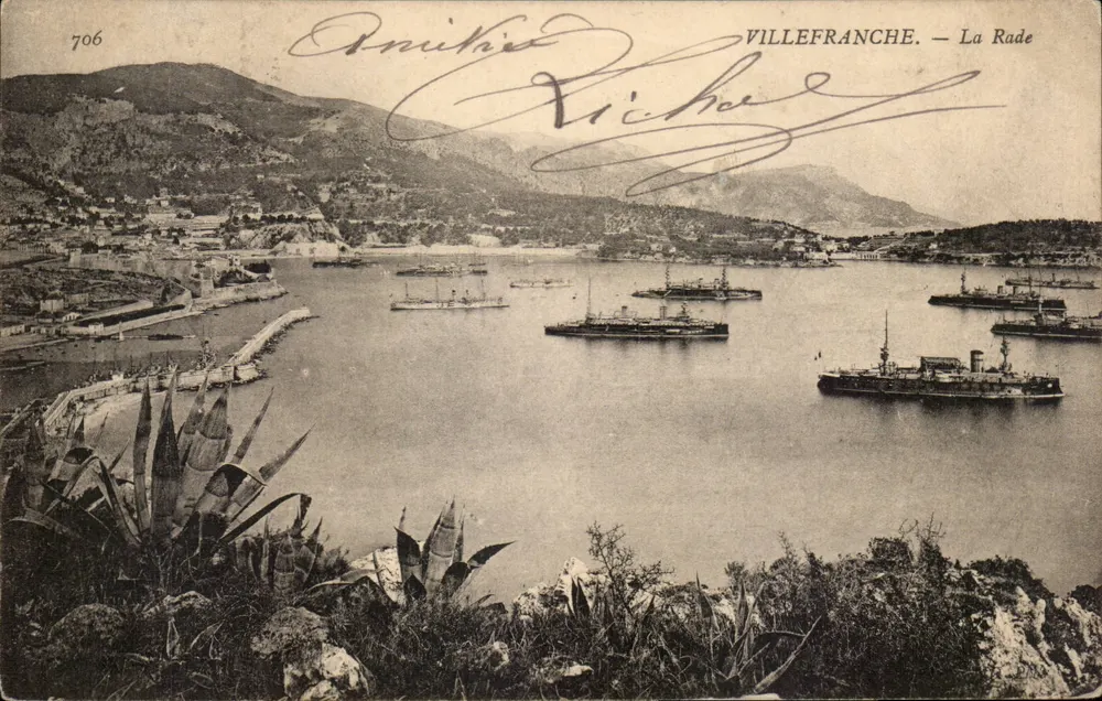 Villefranche — Der Hafen — Verlag Vichier, Nr. 706 - Vorderseite