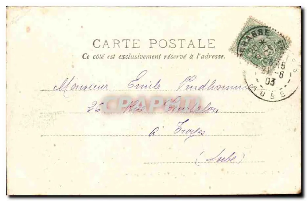 Côte d'Azur — Cueillette des jasmins — P. L. Maillan, édit., Cannes - Verso