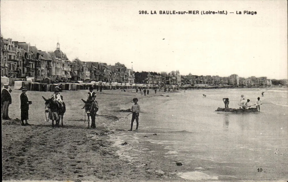 La Baule-sur-Mer (Loire-Inf.) — A Praia — F. Chapeau, Nantes, n°286 - Frente