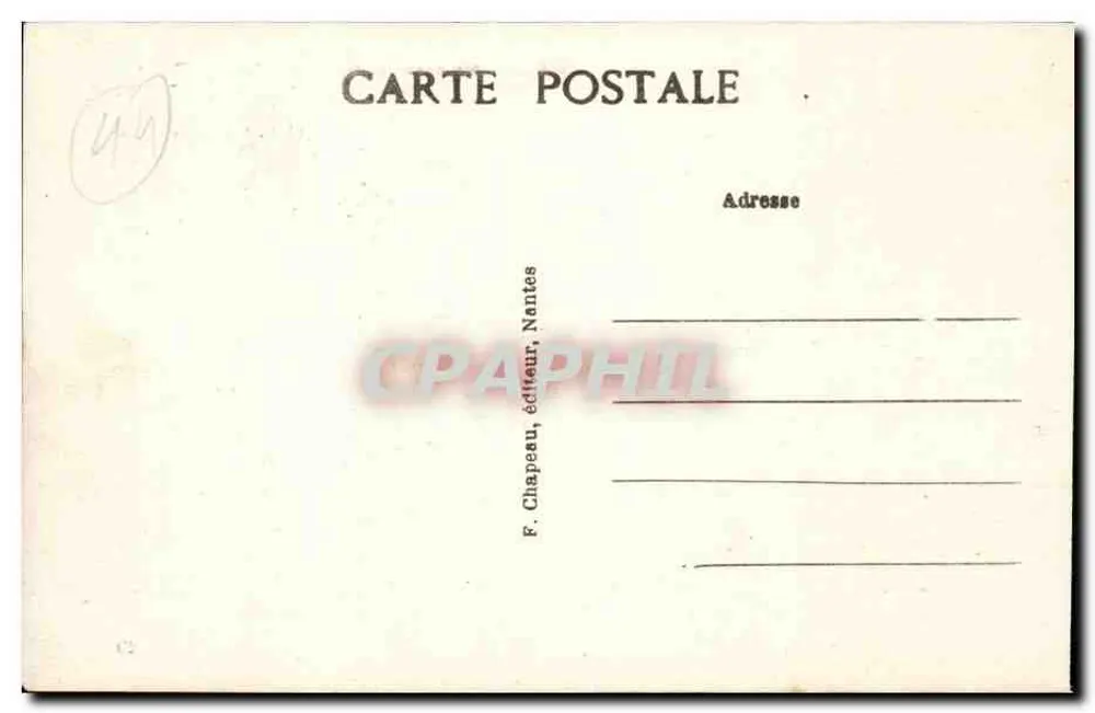 La Baule-sur-Mer (Loire-Inf.) — A Praia — F. Chapeau, Nantes, n°286 - Verso