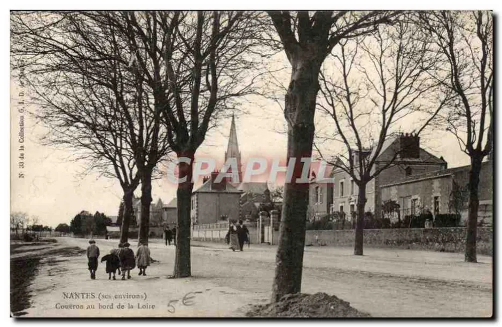 Gouéron am Ufer der Loire — NANTES (seine Umgebung) — Sammlung G. D. Lefebvre, N° 33 - Vorderseite