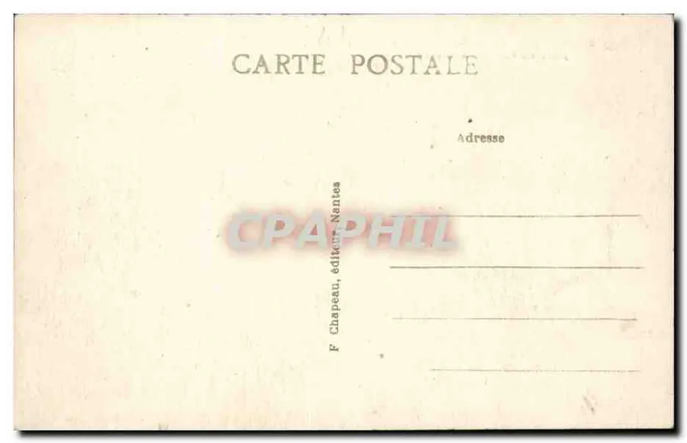 NANTES — Place du Commerce — Aufnahme vom Überführungsbahnübergang - Rückseite