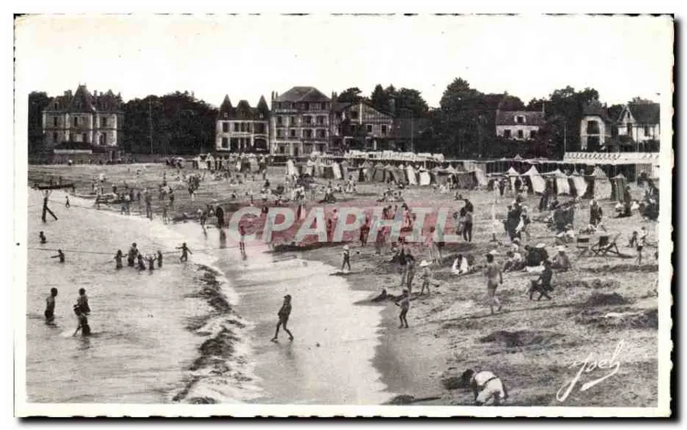 Le Pouliguen (Loire-Inf) — Ansicht der Strandpromenade, aufgenommen von der Mole — F. Chopeau, Verleger, Nantes - Vorderseite