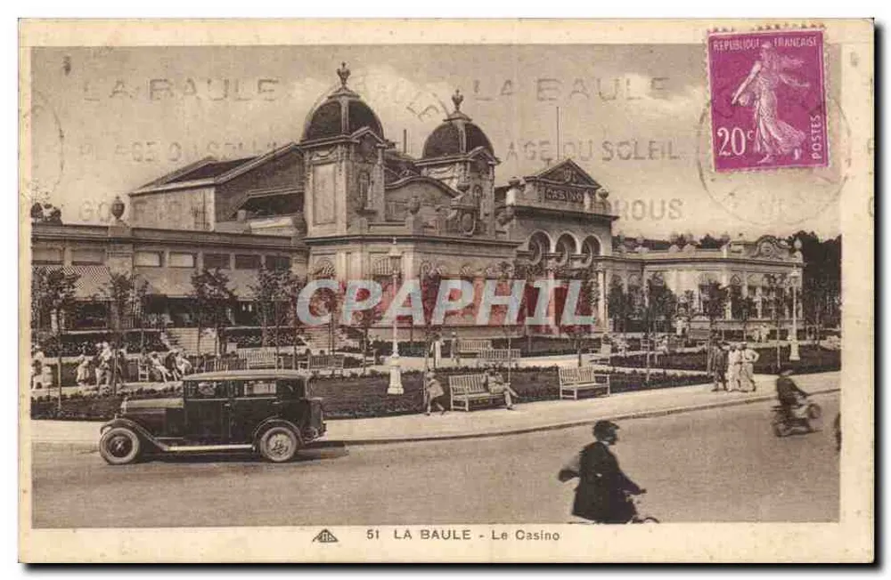 La Baule - Le Casino du Soleil — wydawca 'Alaincin - C. Ch. Artisanat-mécanique' - Awers