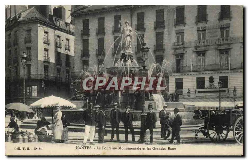 NANTES - Die monumentale Fontäne und die Grandes Eaux — Coll. T. H. - N° 81 - Vorderseite