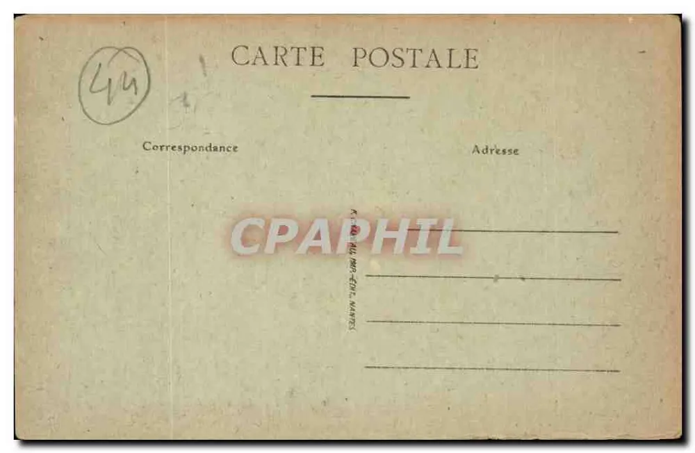NANTES — O Castelo tomado do Quai — 228 - Verso