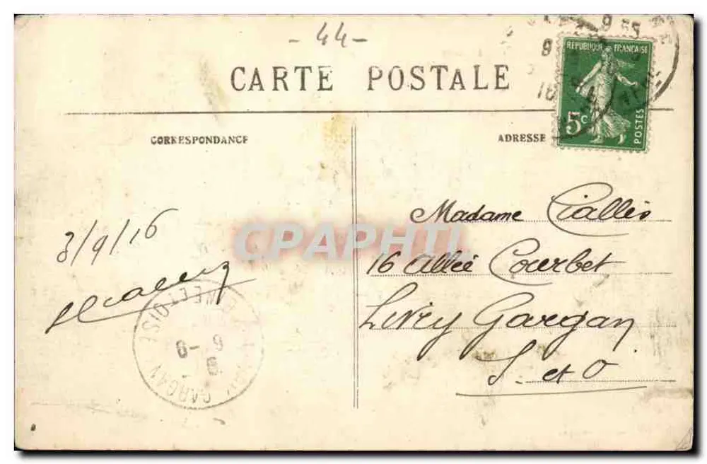 St-Nazaire (Loire-Inférieure) — La Gare — Collection Poulain - Verso