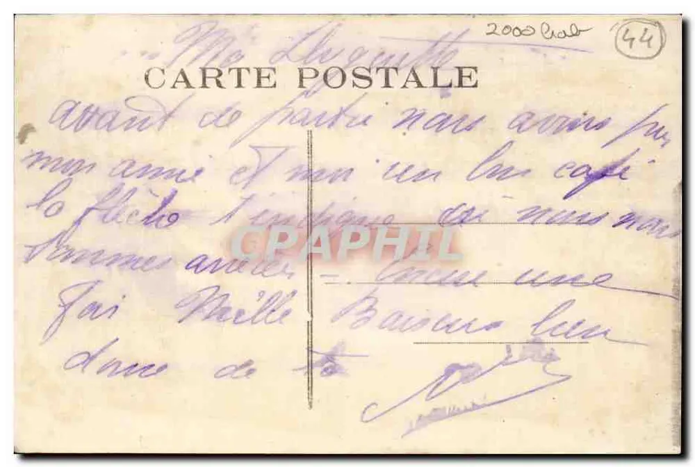 St-MARS-JAILLE (Lr-Inf.) — Rue de Châteaubriant - Rückseite