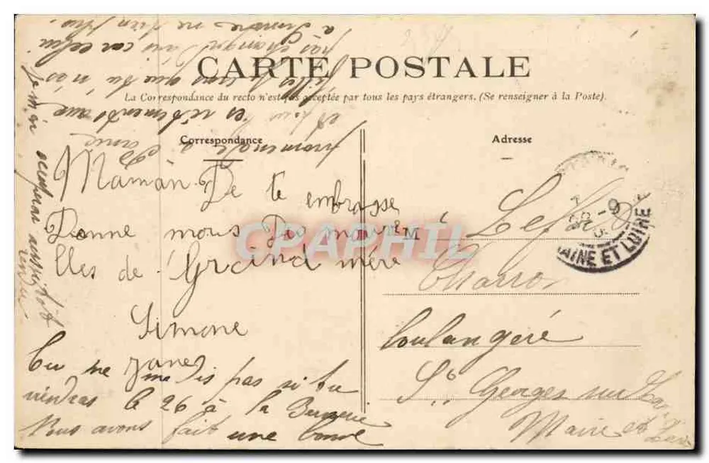 La Bernerie (L.-Inf.) — A Fonte — Fototipia Vassellier, Nantes - Verso