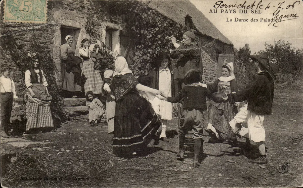 Tornichet am 6. J. 06 — IM LAND DES SALZES — Die Tanz der Paludiers — Jeanne - Vorderseite