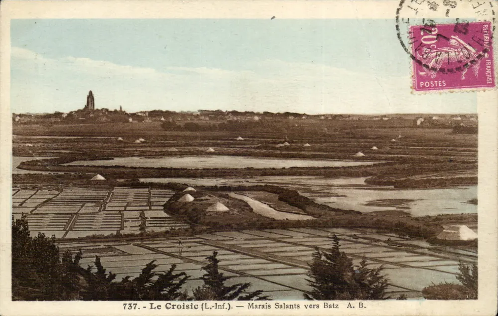 Le Croisic (L.-Inf.) — Marais Salants naar Batz — A. B. - Voorkant