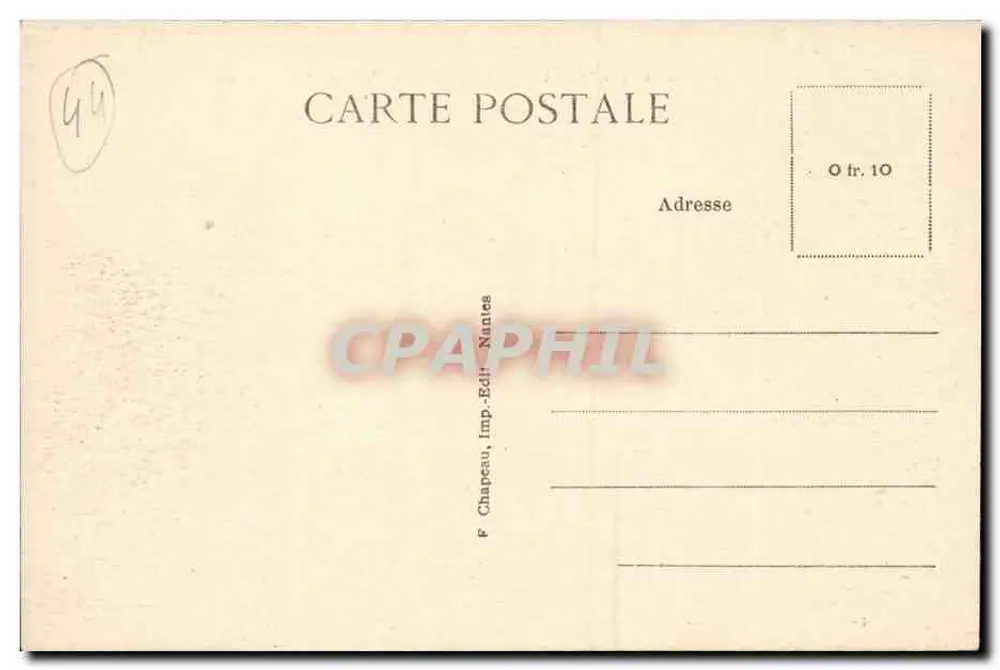 LA BAULE-sur-MER (Loire-inf.) — A Entrada da Praia — P. Chapeau, Imp.-Édit. Nantes - Verso