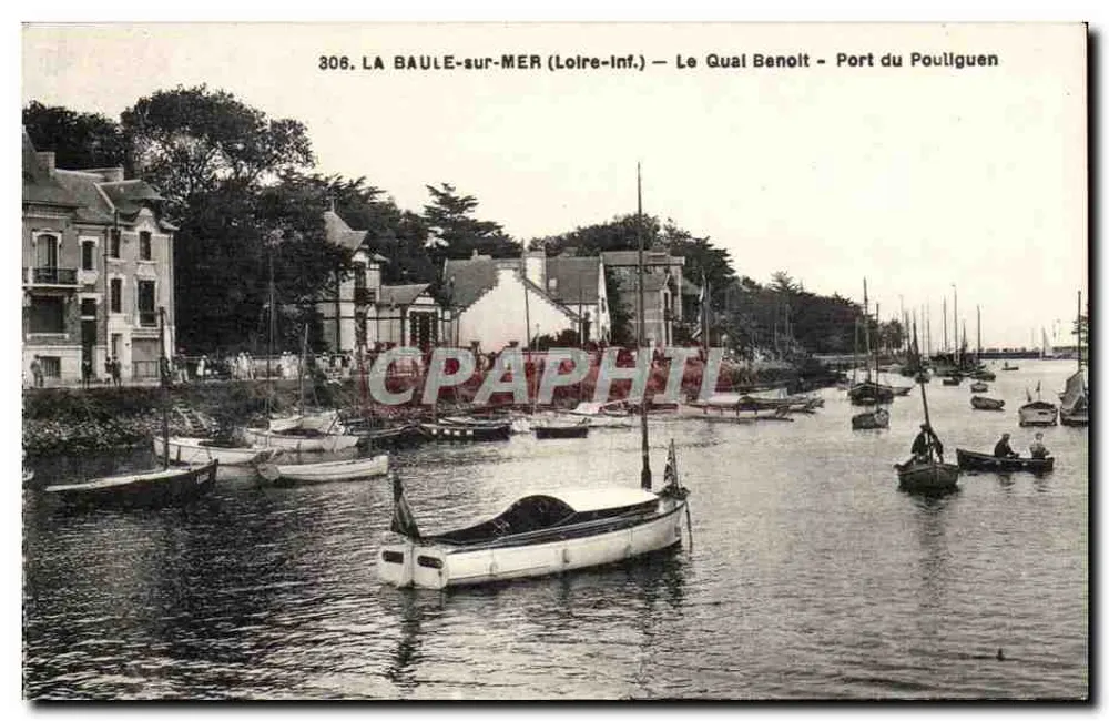La Baule-sur-Mer (Loire-Inf.) — Le Quai Benoit — Port du Poulguen — n°306 - Vorderseite