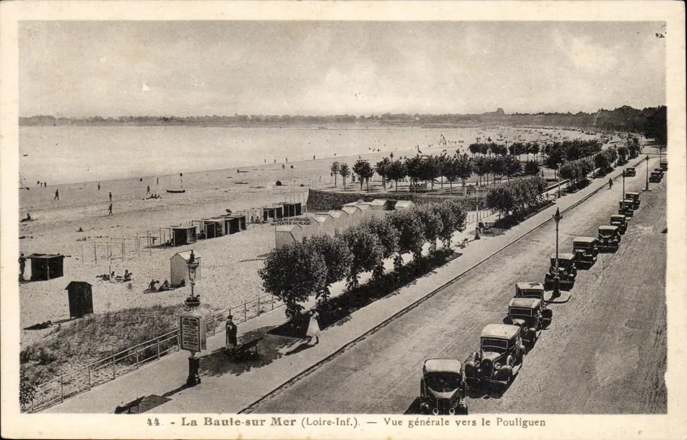 La Baule-sur-Mer (Loire-Inf.) — Allgemeiner Blick Richtung Pouliguen — Ausgabe durch Nouvelles Galeries de La Baule et St-Nazaire - Vorderseite