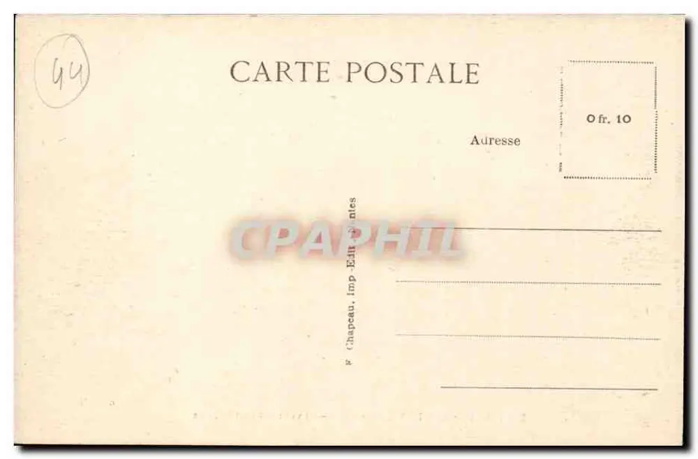 LA BAULE-sur-MER (Loire-Inf.) — Avenida dos Plátanos — 9º mille - Verso