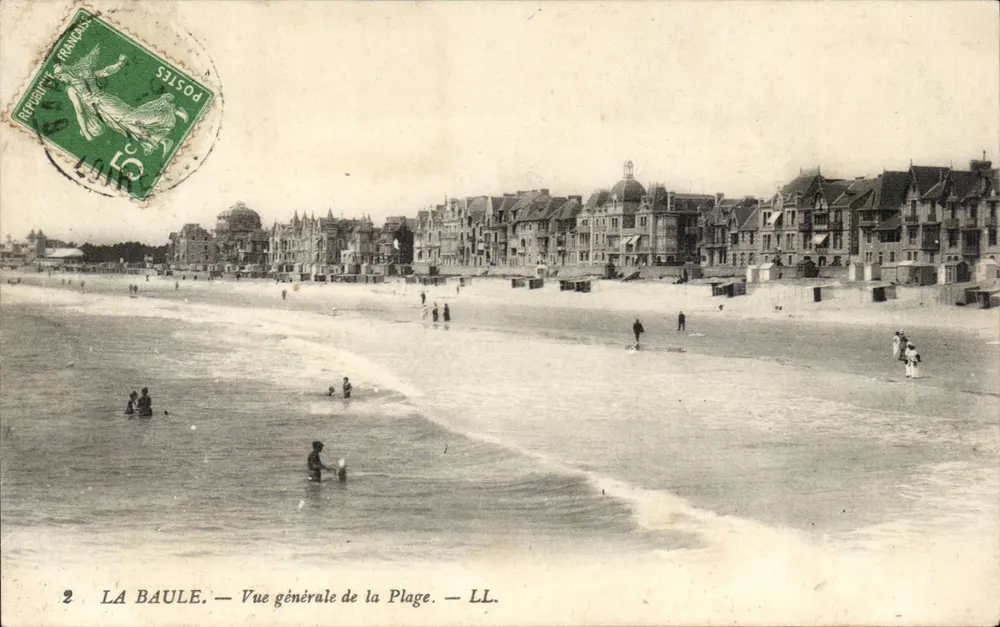 La Baule — Vista geral da Praia — LL. - Frente