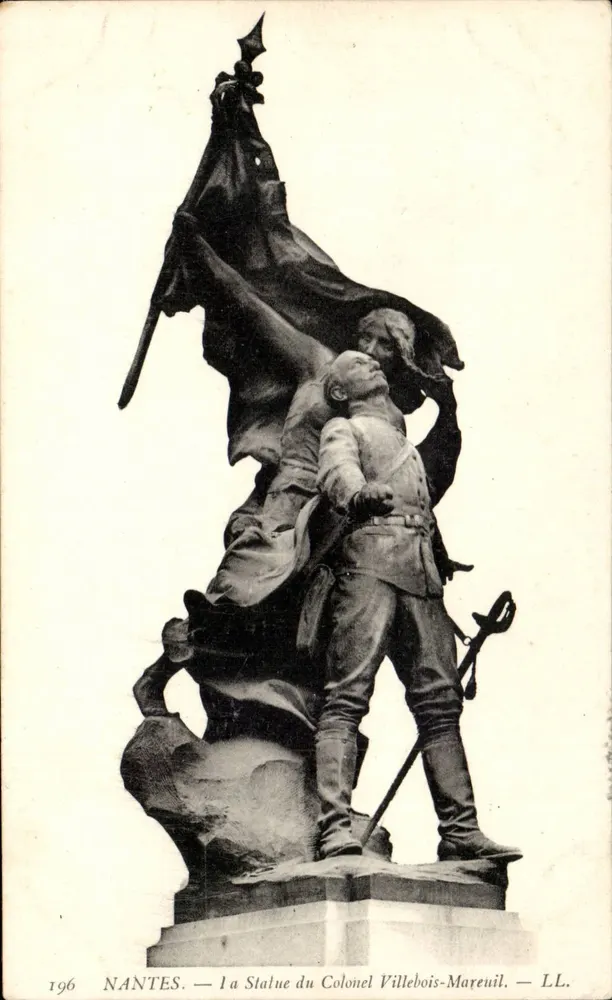 NANTES — Statue des Colonel Villebois-Mareuil — LL. Nr. 196 - Vorderseite