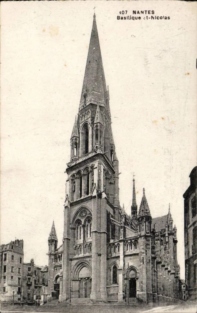 Nantes — Basílica de São Nicolau — editor desconhecido, n° 107 - Frente