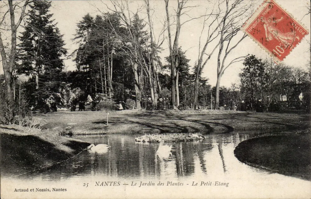 NANTES — Der Botanische Garten — Der Kleine Elang — Verleger Artaud und Nozais - Vorderseite