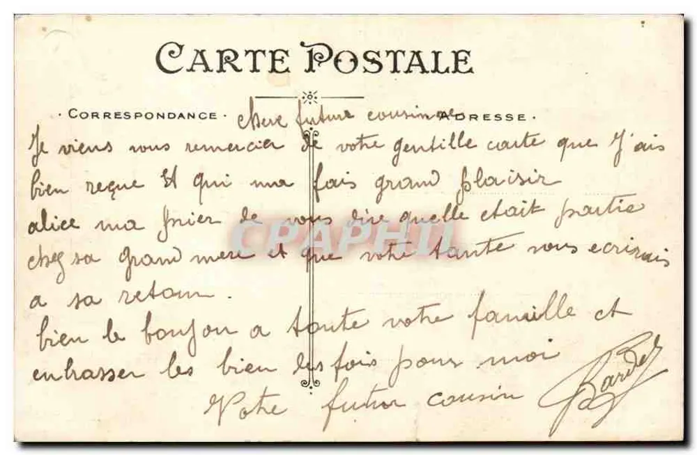 NANTES — Der Botanische Garten — Der Kleine Elang — Verleger Artaud und Nozais - Rückseite
