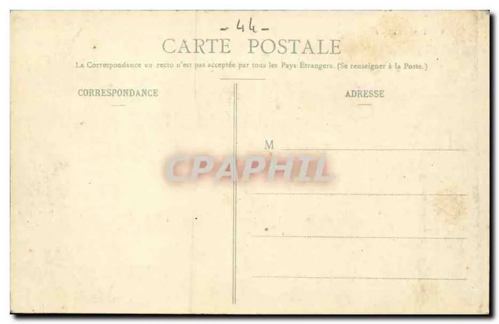 NANTES - O Liceu — Coll. T. H. - N° 71 - Verso