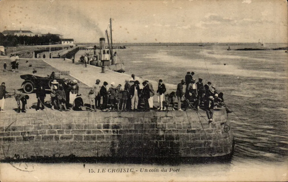 Le Croisic - Un coin du Port — éditeur G. Arnaud, n°15 - Recto