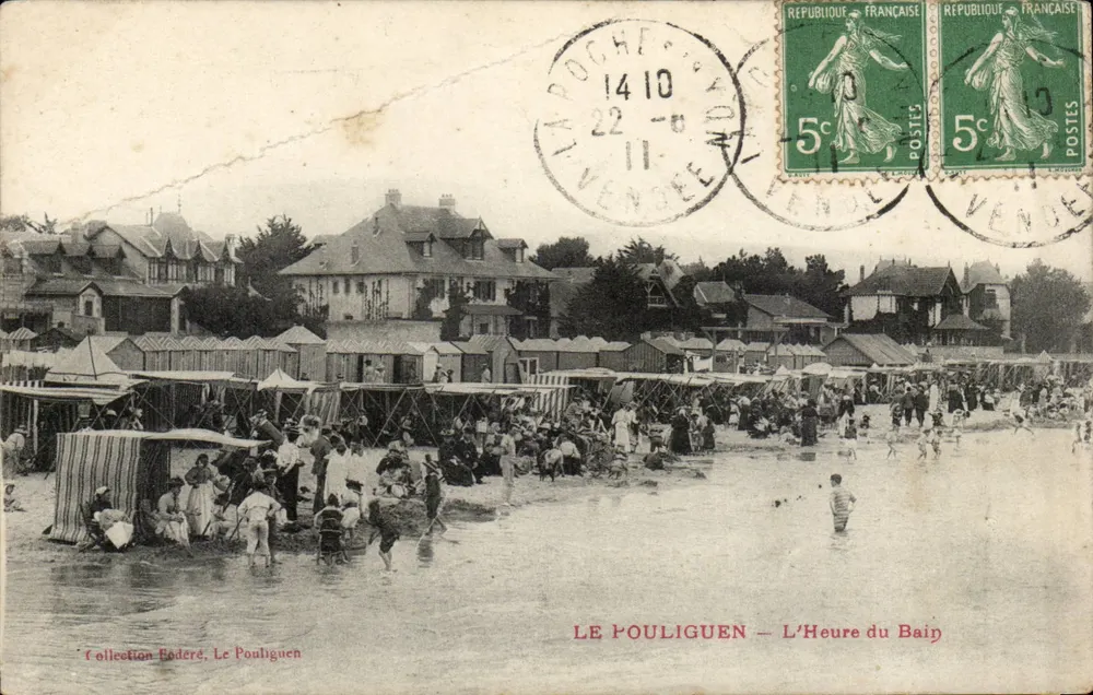 Le Pouliguen — A Hora do Banho — Coleção Fodéré - Frente