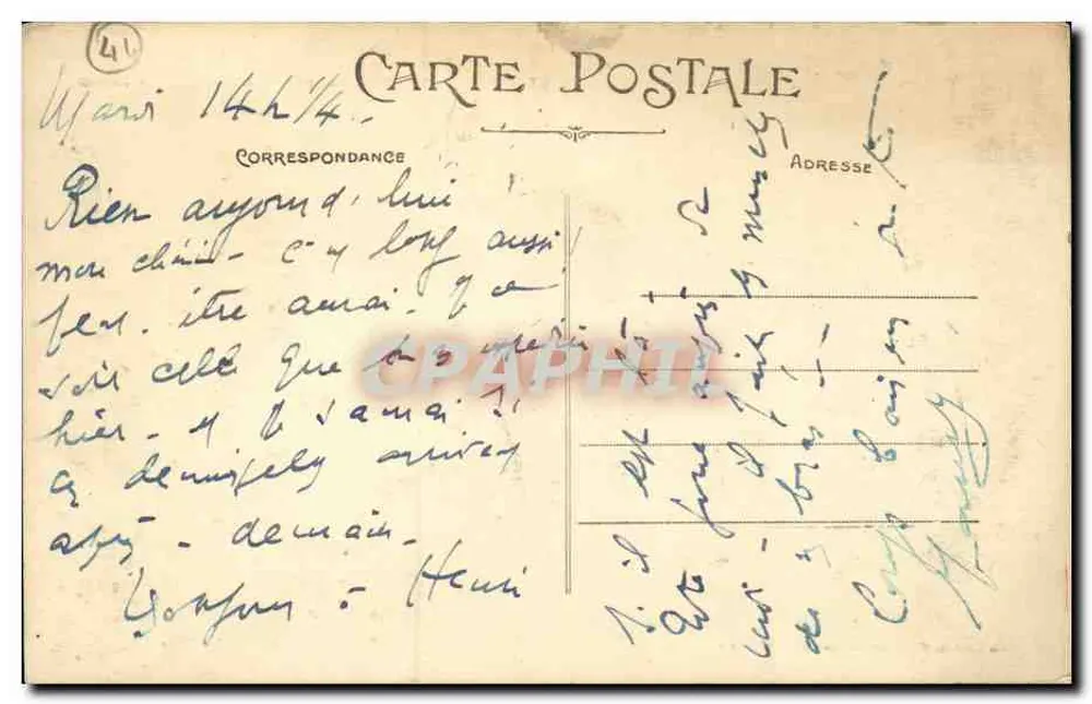 Le Pouliguen (Loire-Inf.) — In lontano, gli Evens — Collezione F. Chapeau, N°27 - Verso