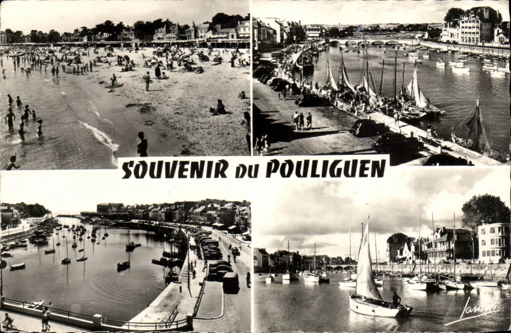 Pouliguen — Erinnerung an Pouliguen — Jansol, Chambéry - Vorderseite
